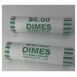 (2) ROLLS OF 2026 LADY LIBERTY DIMES (100) COINS