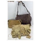 (3) ITALIAN LEATHER PURSES