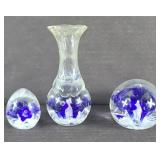 (3) JOE RICE PAPERWEIGHTS