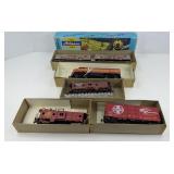 (5) ATHENS HO RAILROAD CARS & ENGINE