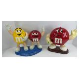 (2) M&M CANDY DISPENSERS