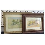 (2) REMINGTON WESTERN PRINTS