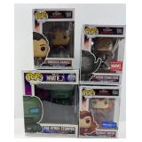 (4) FUNKO POP MARVEL CHARACTERS