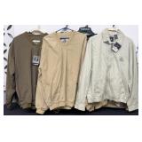 (11) MENS NEW GOLF WINDBREAKERS, SIZE M