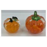 JOE RICE & LENOX PUMPKIN PAPERWEIGHTS