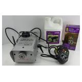 FOG MACHINE W/ TIMER & SOME JUICE, UNTESTED