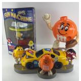 (3) M & M CANDY DISPENSERS