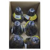 (6) AUDUBON BIRD SEED SUNFLOWER BELLS, NEW