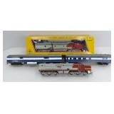 MEHANO & OTHER TRAIN ENGINE W/ (2) CARS