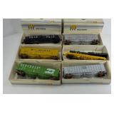 (6) WALTHERS HO GAUGE RAILROAD CARS