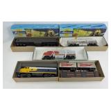(5) ATHEARNS HO GAUGE RAILROAD ENGINES & CARS