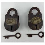 PONY EXPRESS & SING SING PRISON LOCK & KEYS