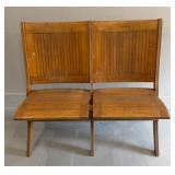 ANTIQUE THEATRE FOLDING SEATING