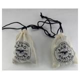 (2) AKRO AGATES BAGS OF MARBLES & SHOOTERS