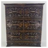 JEWELRY BOX W/ WATCH PARTS & MORE