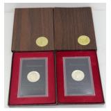 (2) EISENHOWER DOLLAR PROOF SETS, 1972