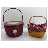 LONGABERGER BE MY VALENTINE & ALL AMERICAN