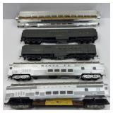 SANTA FE BACHMANN OBSERVATION CARS & PASSENGER -