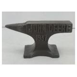 CAST IRON JOHN DEERE ANVIL PAPERWEIGHT