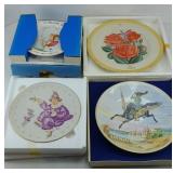 (4) ASSTD COLLECTOR PLATES