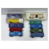 (10) RAILROAD TRAIN CARS (N SCALE)