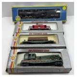 AHM HO SCALE FREIGHT CARS & ENGINE