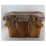 LONGABERGER MEDIUM PICNIC BASKET, NO LID
