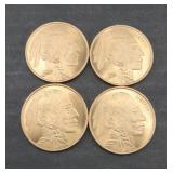 (4) COPPER ROUNDS