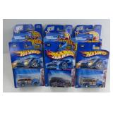 (9) HOT WHEELS NIP: TOONED, CRANK ITZ, RADIO FLYER