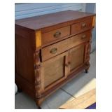 ANTIQUE SIDEBOARD WITH INLAY