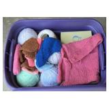 TOTE OF CRAFTING SUPPLIES (ALT LOC)