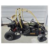 BLACK WIDOW GO KART W/ 136 CC GASOLINE ENGINE