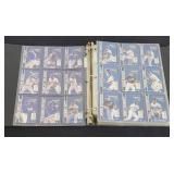 BINDER OF BASEBALL CARDS