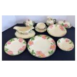 (16) PLACE SETTING FRANCISCAN DESERT ROSE PATTERN