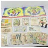 ANTIQUE POSTCARDS & ADVERTISING
