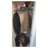 CONTENTS OF CLOSET: COATS & MORE (ALT LOC)