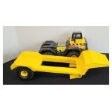 TONKA MIGHTY TRUCK W/ TRAILER