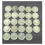 (24) BUFFALO NICKELS
