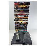 (25) ACTION & MORE DVD MOVIES & PLAYER