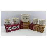 LONGABERGER CROCK & VOTIVE SETS