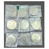 (8) EISENHOWER DOLLARS MIXED DATES, UNCIRCULATED