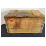 PRIMA BEER BOTTLE CRATE W/ BOTTLES