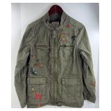 SONOMA  EMBROIDERED JACKET WOMENS LARGE