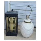 CARRIAGE & TABLE LAMP