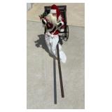 SANTA ON CARRIAGE WITH LONG YOKE