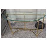 GLASS TOP SOFA TABLE