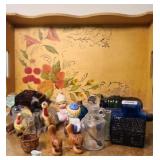 PERFUME BOTTLES, KNICK KNACKS & TRAY (ALT LOC)