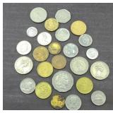 FOREIGN COINS & TOKENS