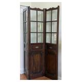 HEAVY WOOD 3 PANEL ROOM DIVIDER