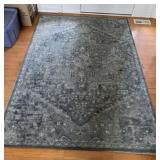 BLUE DECORATIVE AREA RUG